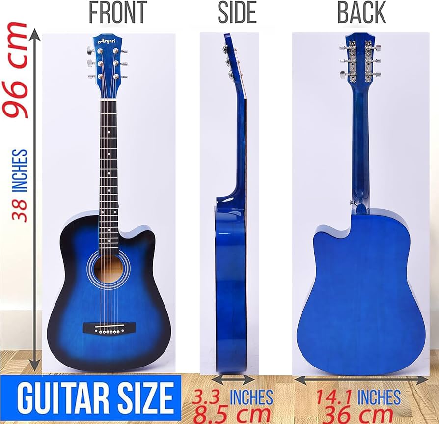 Amazon | Aryari アコースティックギター 初心者セット 38インチ 22点