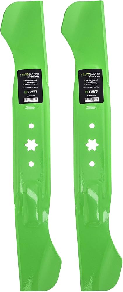 Amazon.com : 8TEN LawnRAZOR Blade Set for MTD Cub Cadet RZT L46 46