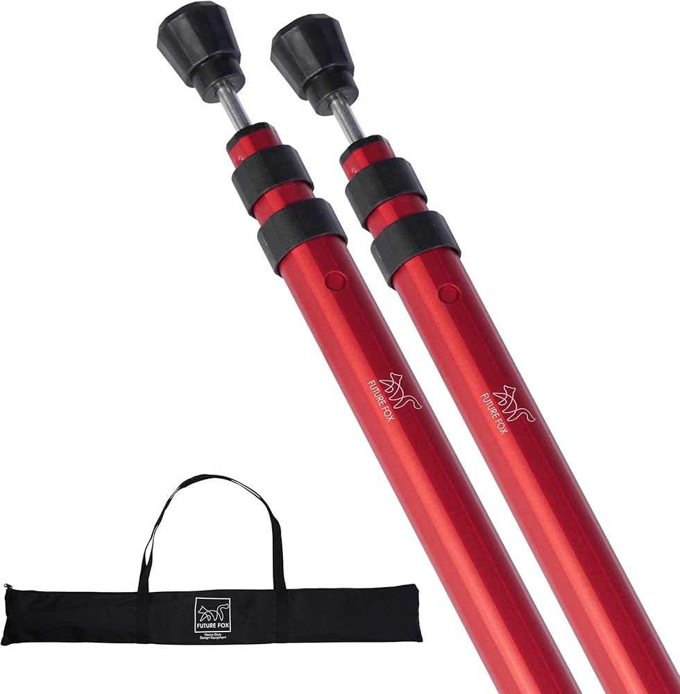 Amazon | FUTUREFOX 伸縮ポール キャンプ タープポール テントポール