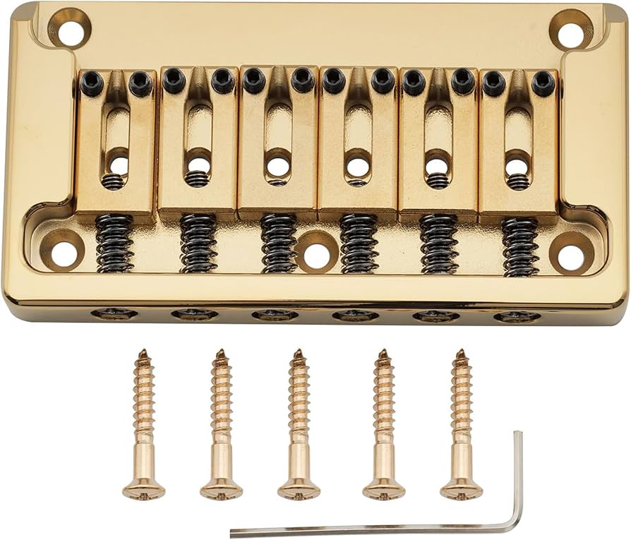 Amazon.co.jp: Musiclily Ultra 10.5mmブラス固定ハードテイルブリッジ