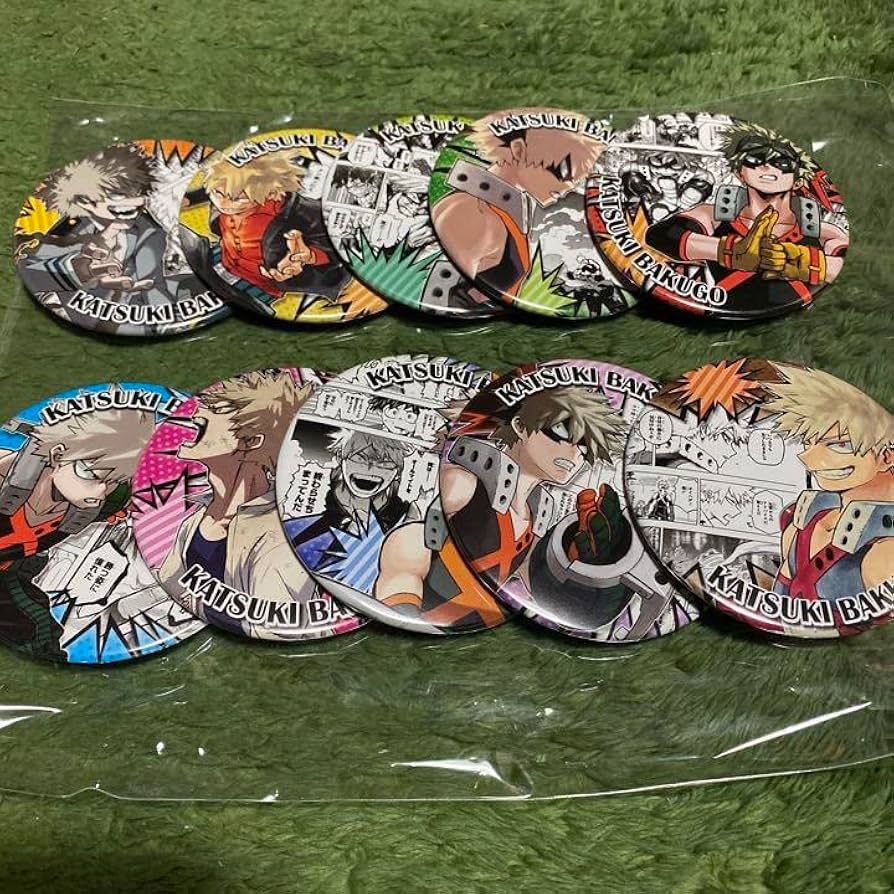 Amazon.co.jp: 僕のヒーローアカデミア 爆豪勝己 原作缶バッジ 全種