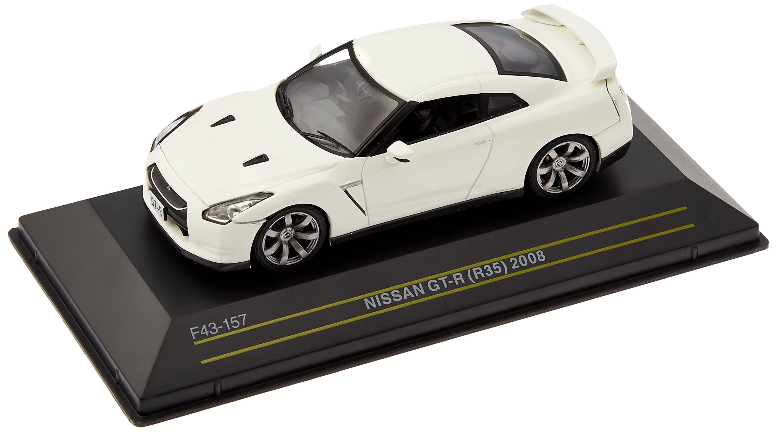 Amazon | FIRST:43 1/43 ニッサン GT-R R35 2008 ホワイト 完成品 F43