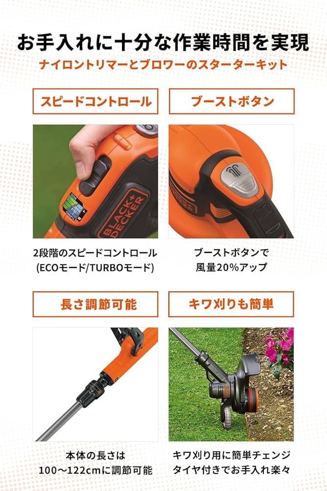 Amazon.co.jp: ブラックアンドデッカー(BLACK+DECKER) ナイロン