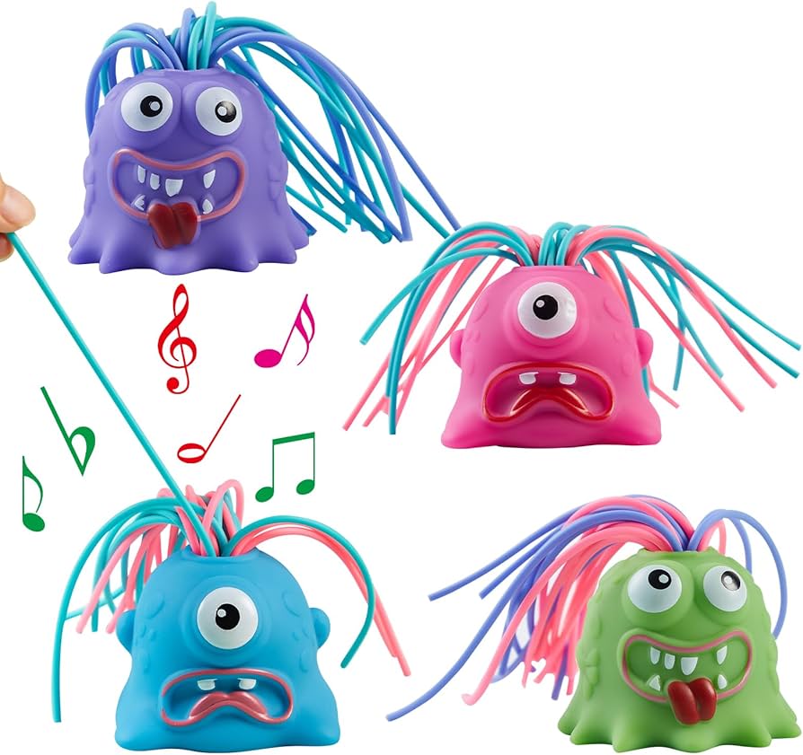 Amazon.com: Fun Hair Pulling Fidget Screaming Monster Toys