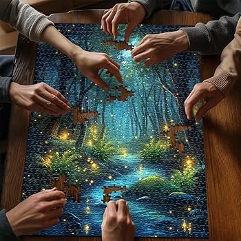 Amazon.com: Impossible Puzzles for Adult 1000 Pieces, Magic Forest