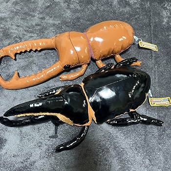 Amazon.co.jp: 超リアル！カブトムシVSクワガタBIGぬいぐるみ5