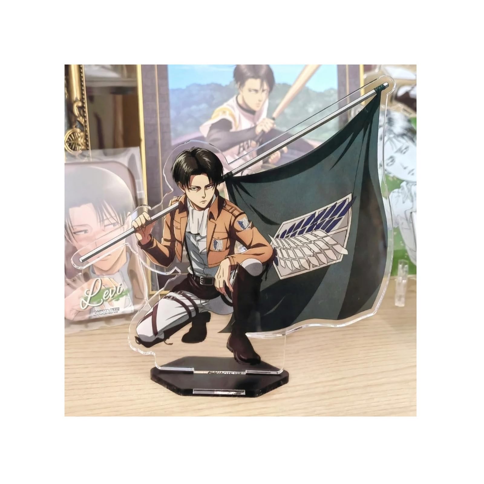 Amazon.co.jp: [ZAIED] 進撃の巨人 周辺 アクリルスタンド リヴァイ
