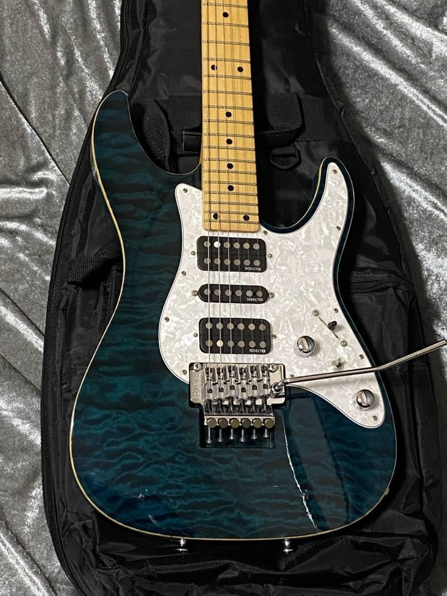 Amazon.co.jp: SCHECTER SD-2-24 AS 国産本格モデル！ 極上キルトTOP