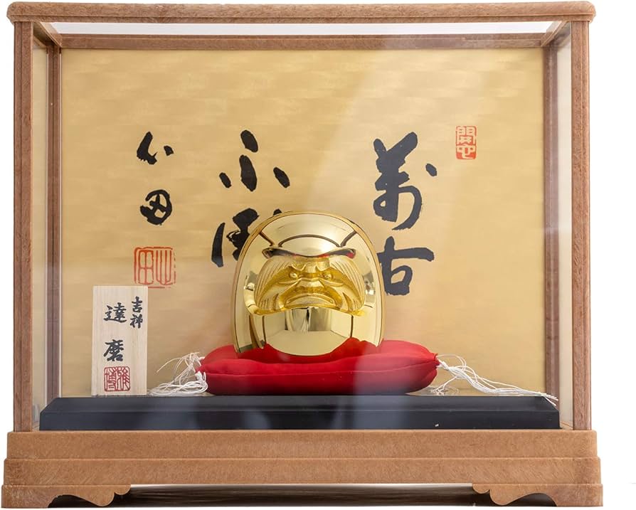 Amazon.co.jp: Kailun Daruma (Gold Plated/24K Gold) _ Figurine