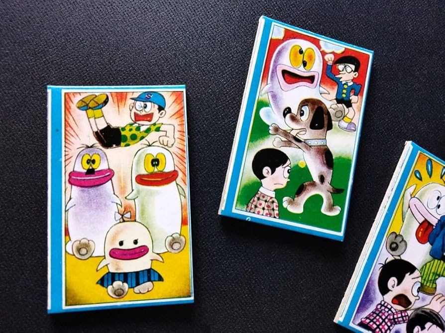 Amazon | 1960年代 当時物 オバケのQ太郎 面子 めんこ 3枚セット パー