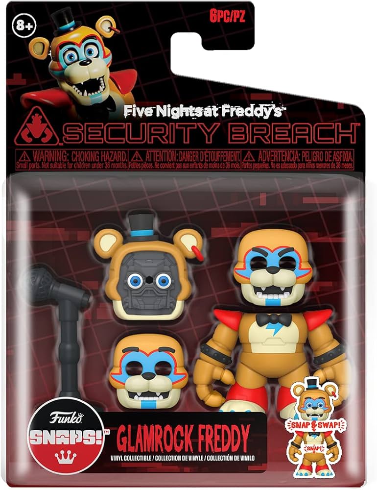 Amazon.com: Funko Five Nights at Freddy's (FNAF) Snap: Glamrock