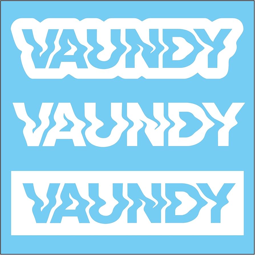 Amazon.co.jp: Vaundy カッティングステッカー S (白) : おもちゃ
