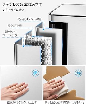 Amazon｜Lovewind 3x15L キッチンゴミ箱 分别 蓋付き 3