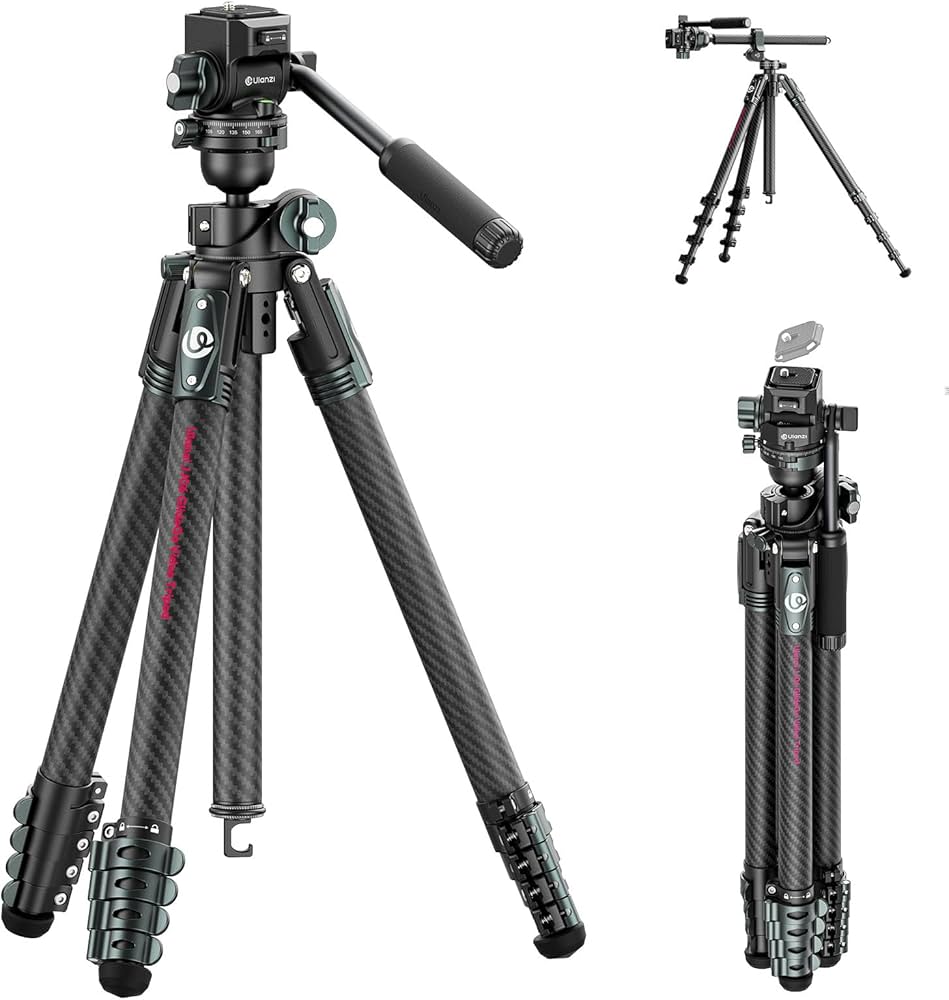 Amazon | Ulanzi JJ06 カーボン三脚 トラベル三脚 187CM Ukaクイック