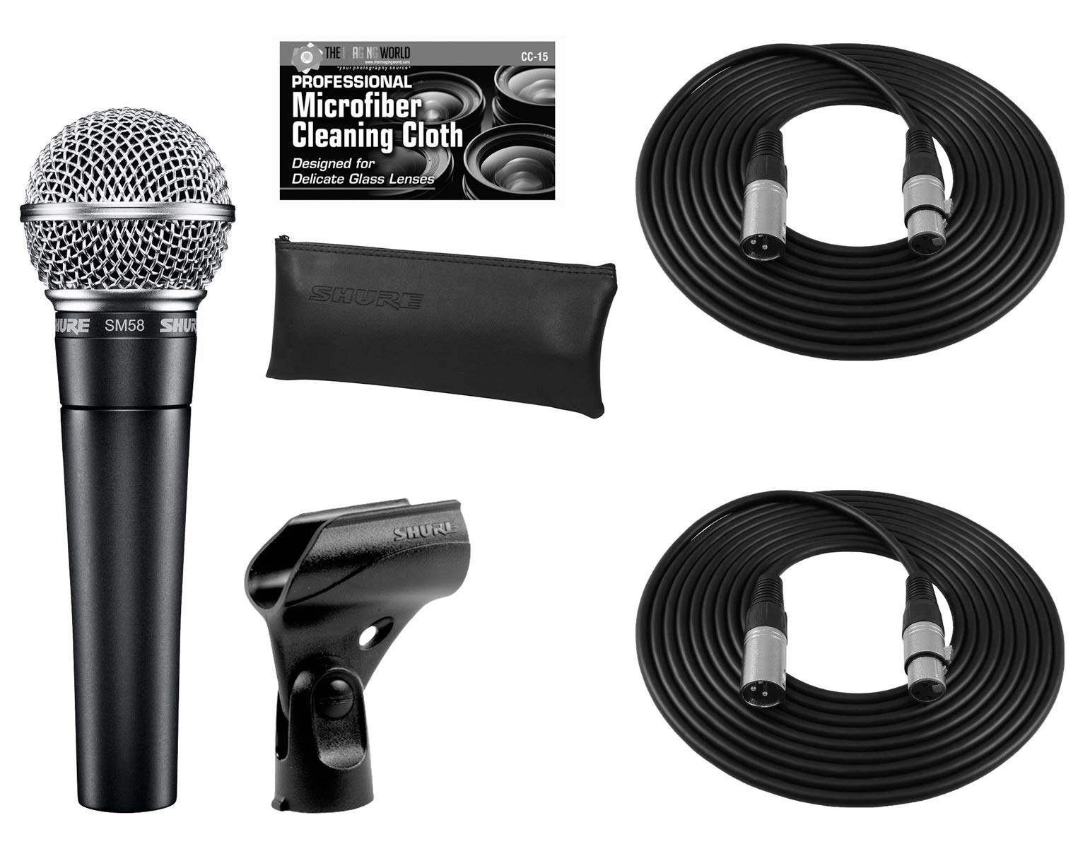 Amazon.com: Shure SM58-LC Cardioid Dynamic Vocal Microphone +