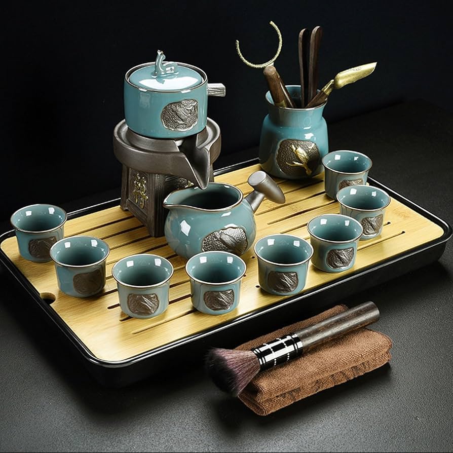 Amazon.co.jp: SciAza ティーセット 紅茶 ポット 中国茶器セット