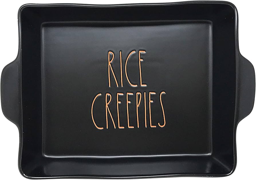 Amazon.com: Rae Dunn Ceramic Halloween Baker (Rectangular/12 in W