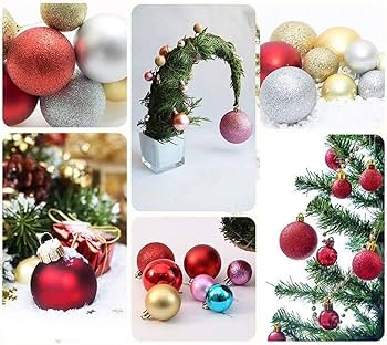 Amazon.co.jp: ZOYUBS クリスマス オーナメント ボール クリスマス