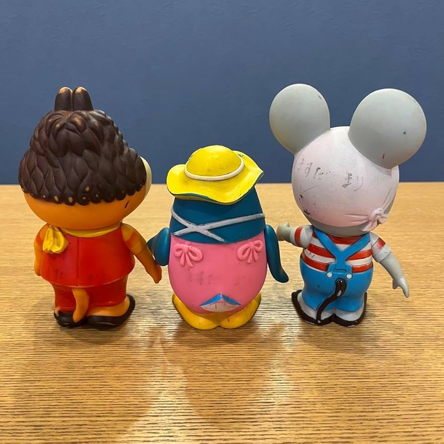 Amazon.co.jp: にこにこぷん じゃじゃ丸 ぴっころ ぽろり ソフビ 3体