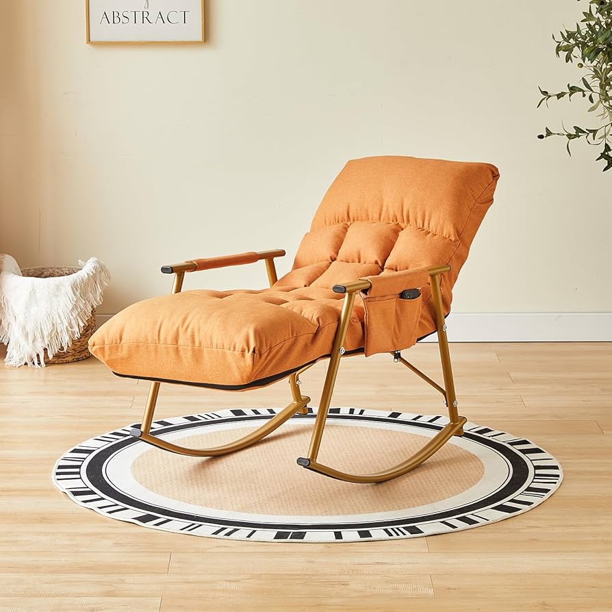 Amazon｜TAO ONE ロッキングチェア 揺れる椅子 リラックスチェア 楽