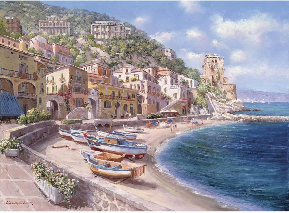 Anatolian Puzzle - İtalya Sahili / 1000 Parça Puzzle, 1136