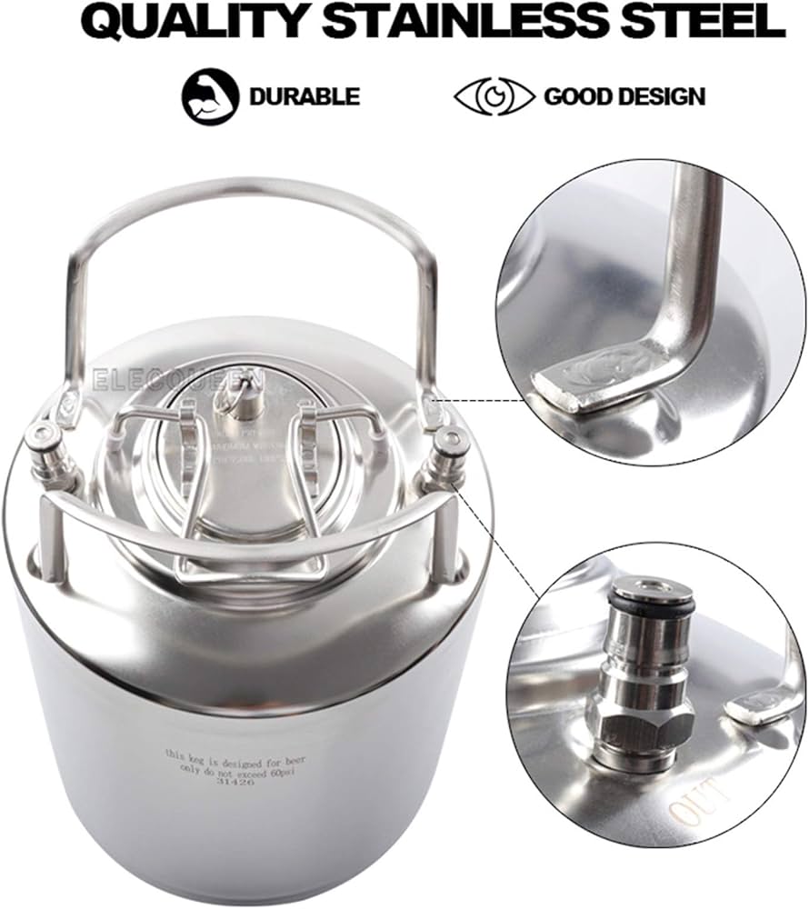 Amazon｜ビールサーバー 2. 5ガロン10L Cornelius Kegスタイル