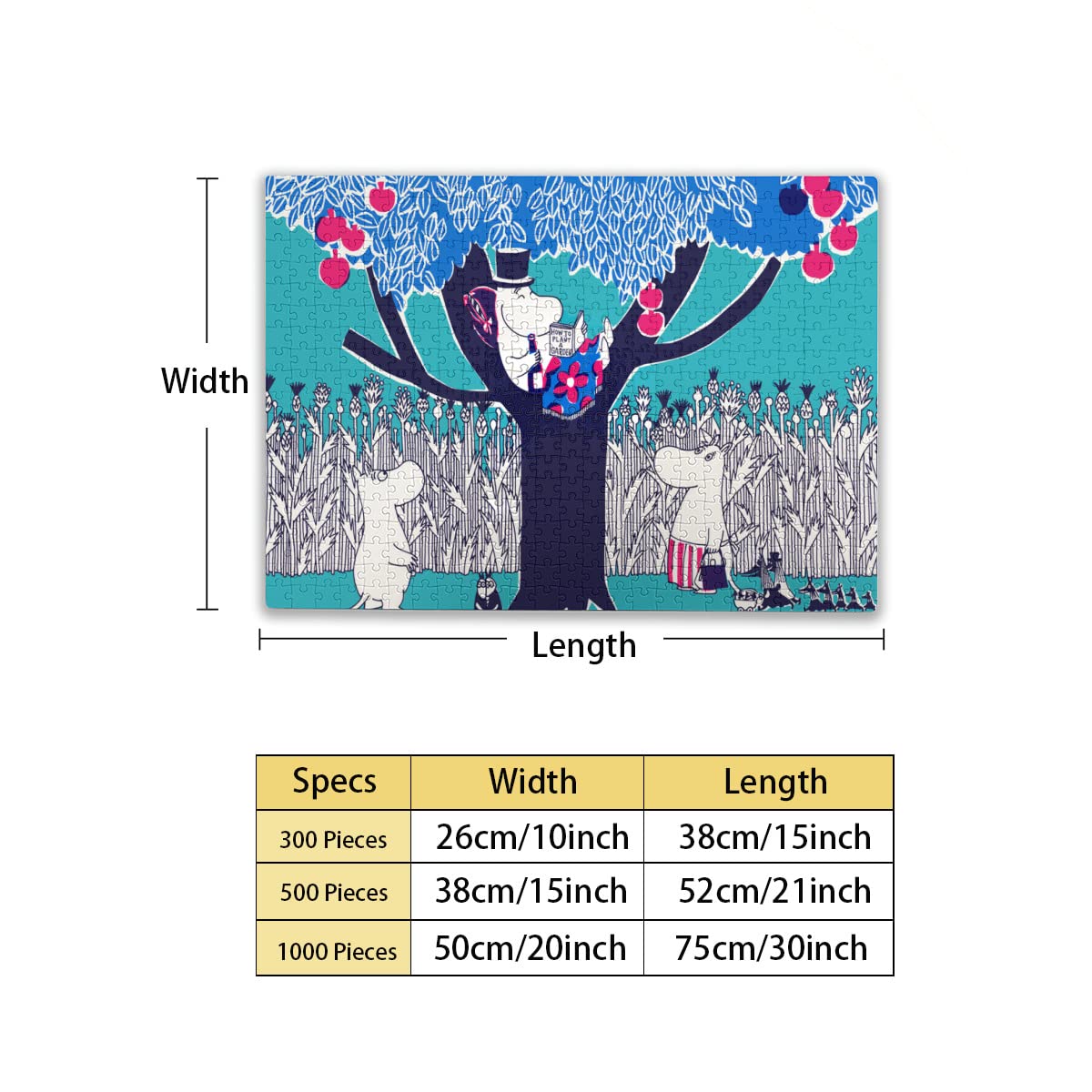 Amazon.co.jp: ムーミン 1000ピース パズル ジグソーパズル 木製 (75