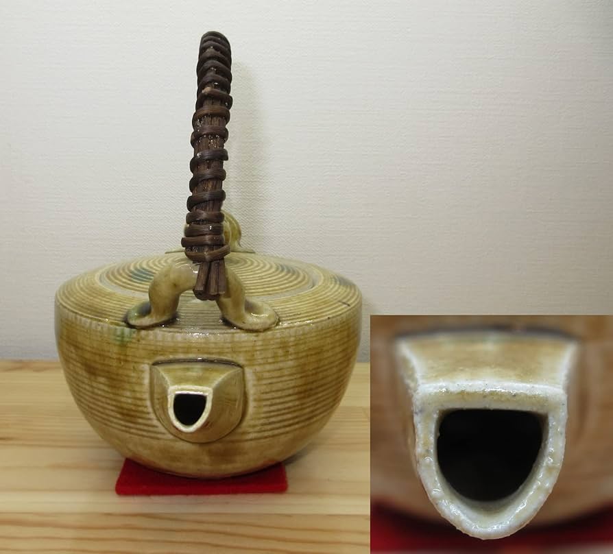 Amazon｜【逢絢亭】茶道具 懐石道具 銚子 美濃焼 黄瀬戸 山口茂 共