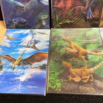 Amazon | 福井県立恐竜博物館 プテラノドンなど 3D ポストカード 6枚