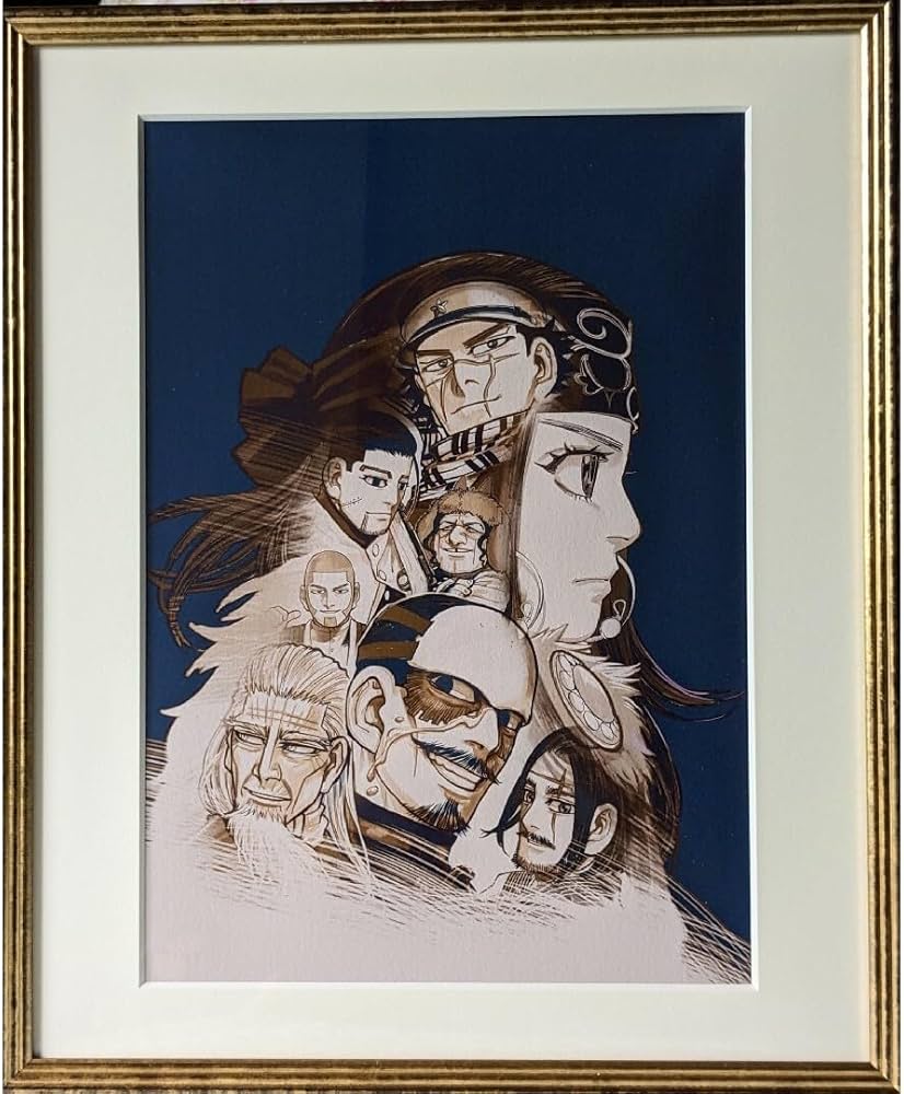 Amazon.co.jp: 複製原画 ゴールデンカムイ 原画展 野田サトル : おもちゃ