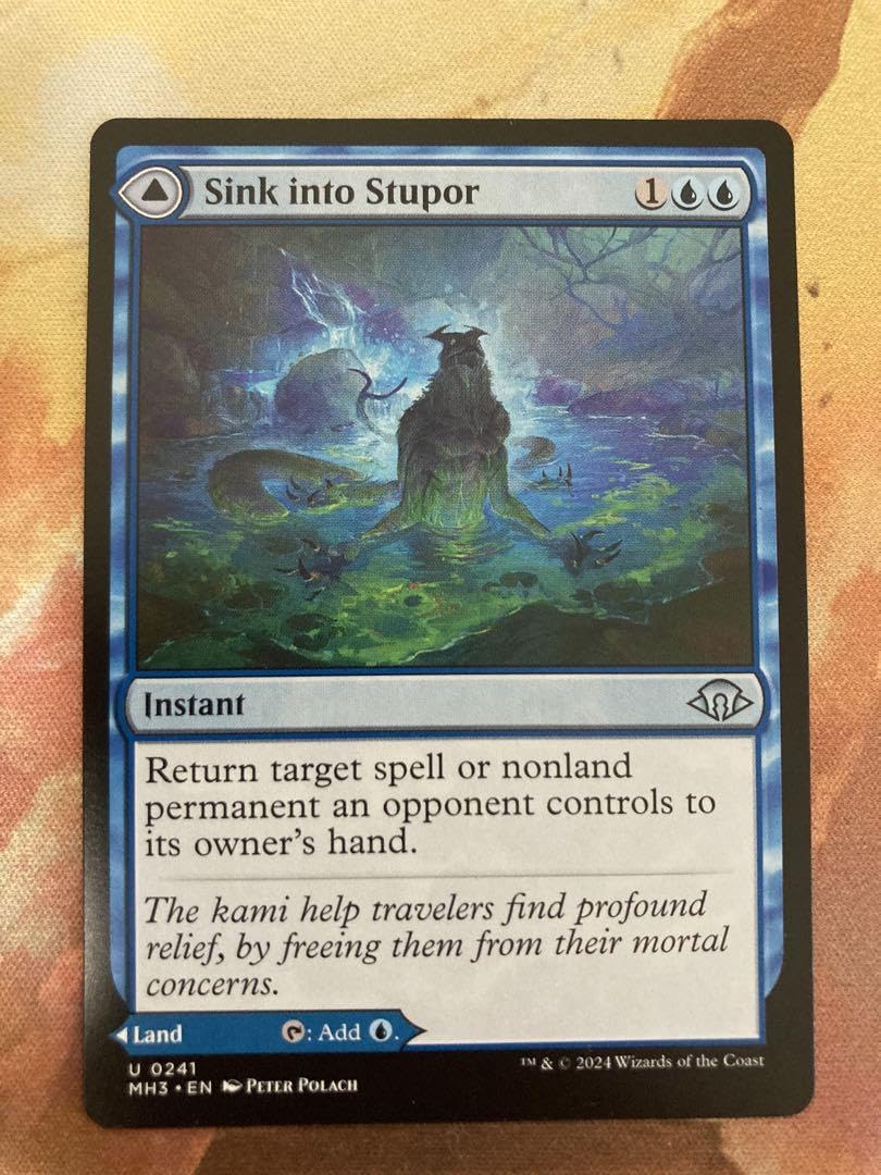 Amazon.co.jp: MTG カード 朦朧への没入 Sink into stupor : おもちゃ
