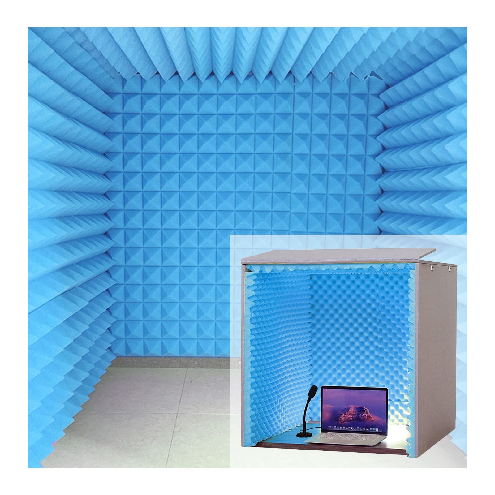 Amazon.co.jp: 簡易防音室 防音室 1人用 防音ブース 壁 折りたたみ