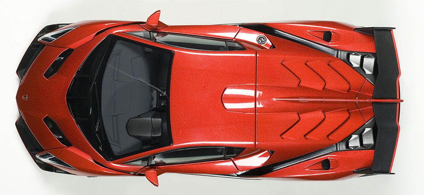 Amazon.co.jp: AUTOart 1/18 ランボルギーニ ヴェネーノ (レッド) 完成