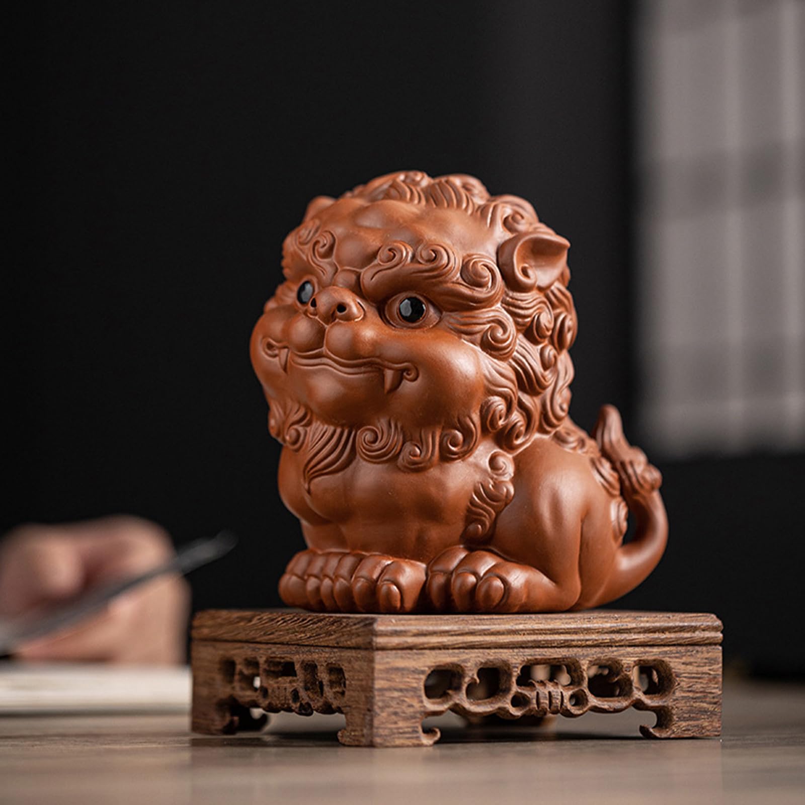 Amazon.co.jp: 獅子 シーサー 置物 玄関 風水グッズ 厄除け 魔除け