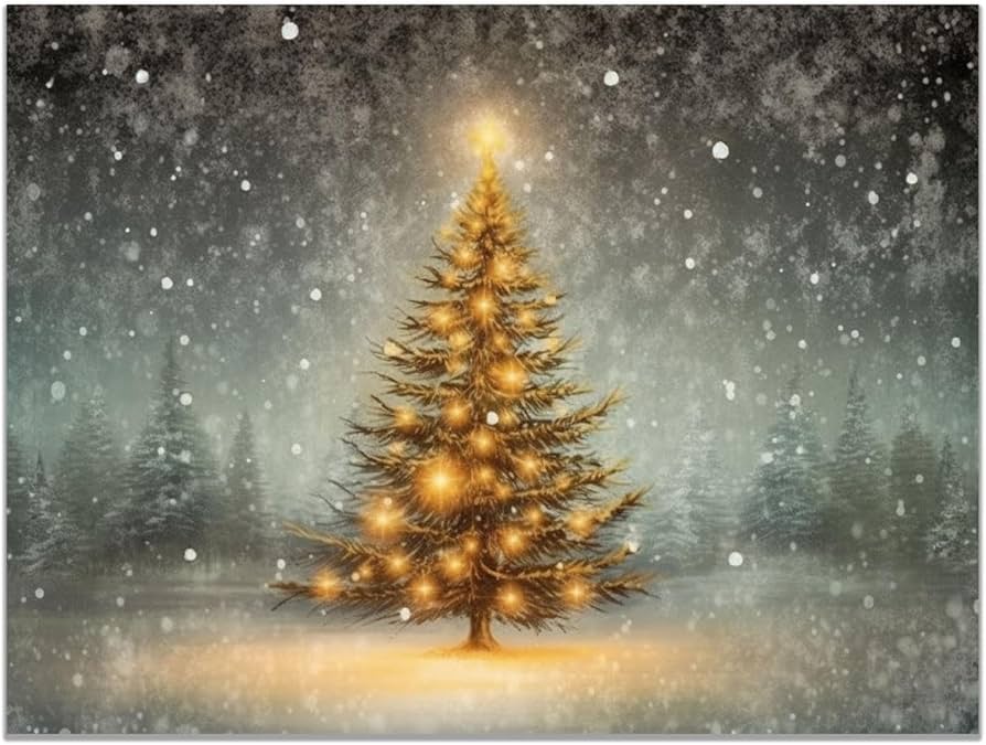 Amazon.co.jp: 冬の風景 絵画 アートパネル大きいサイズキャンバス絵画