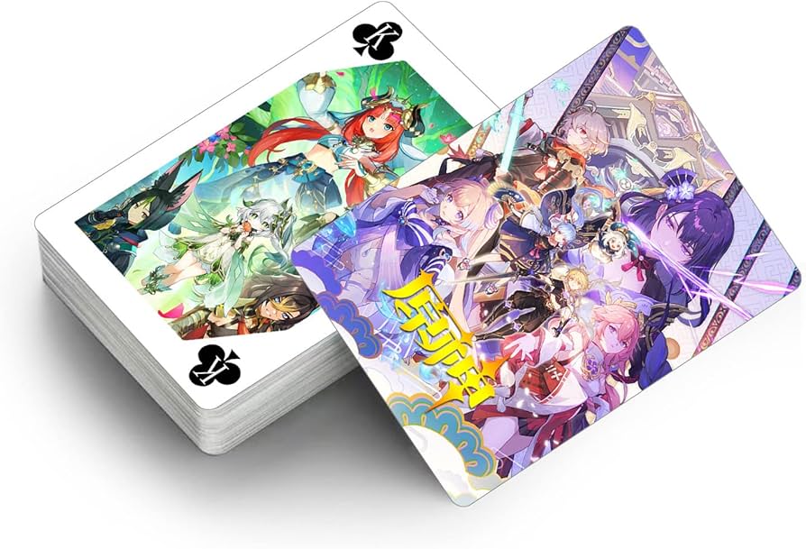 Amazon.co.jp: 【VACCU】 原神 トランプ 甘雨 神里綾華 胡桃 楓原万葉