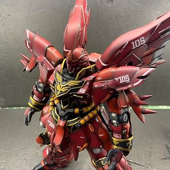 Amazon.co.jp: MG完成 MSN-06S シナンジュ 全塗装微改造 6JS0 : おもちゃ