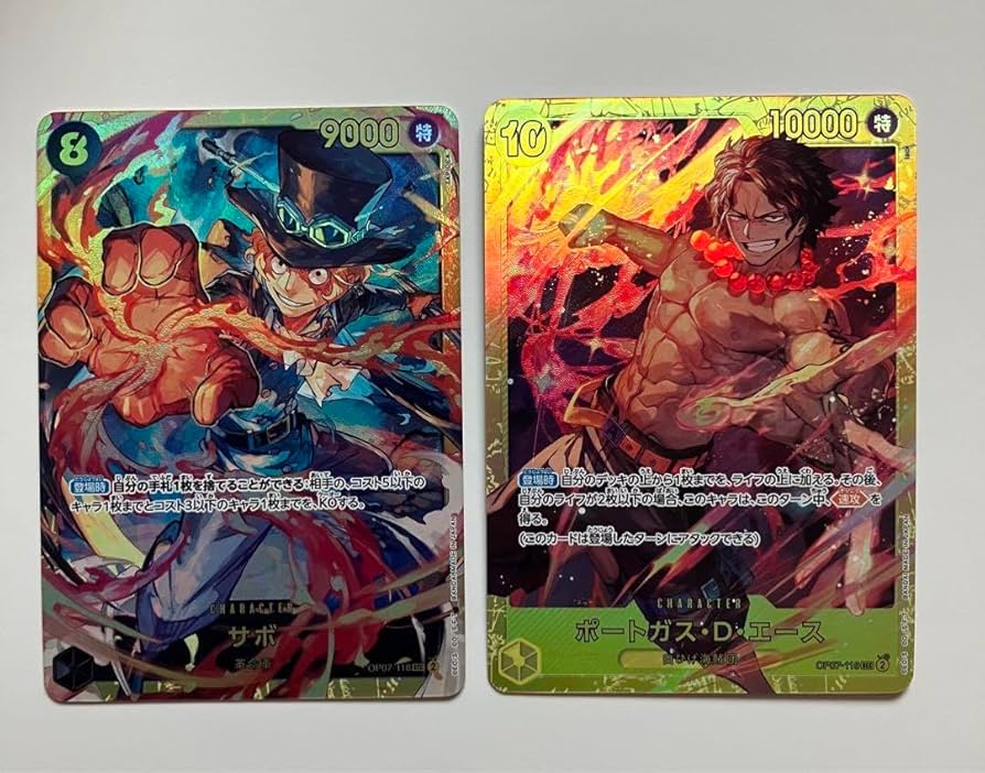 スリーブ 50枚 未開封 サボ エース 海外限定【ワンピースカード