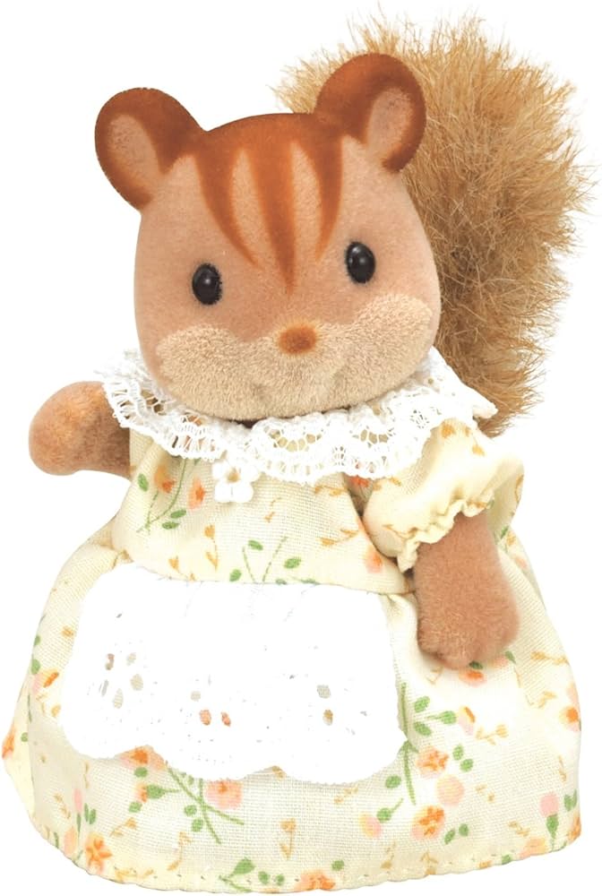 Amazon | シルバニアファミリー 人形 【 くるみリスファミリー くるみ