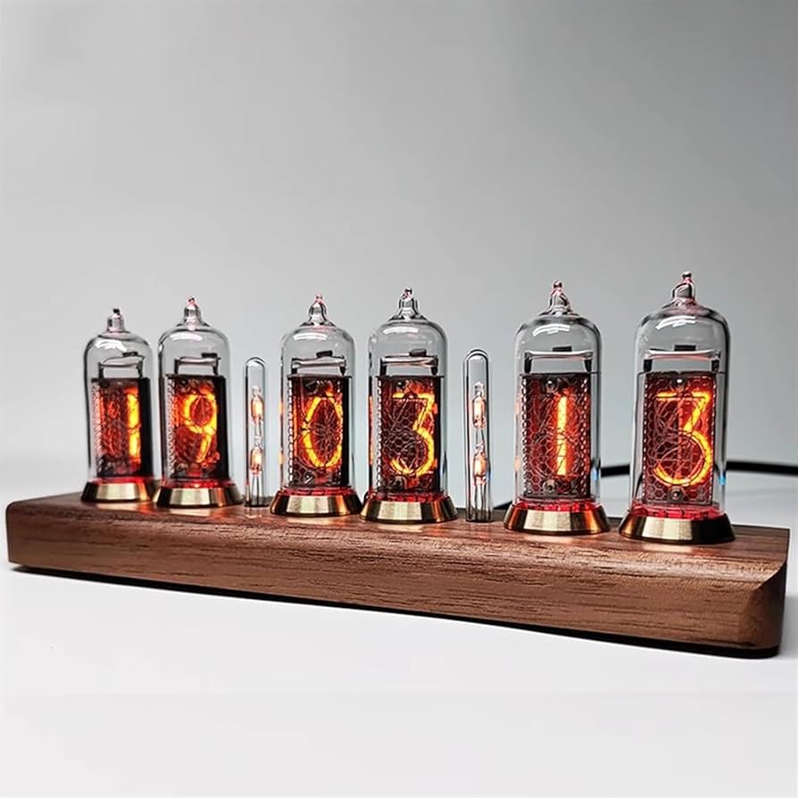 Amazon.co.jp: ニキシー管時計、10レベルの明るさIN-14ニキシー