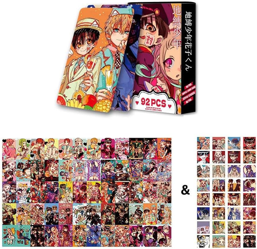 Amazon.co.jp: 地縛少年花子くん LOMOカード ステッカー 60トレカ+32