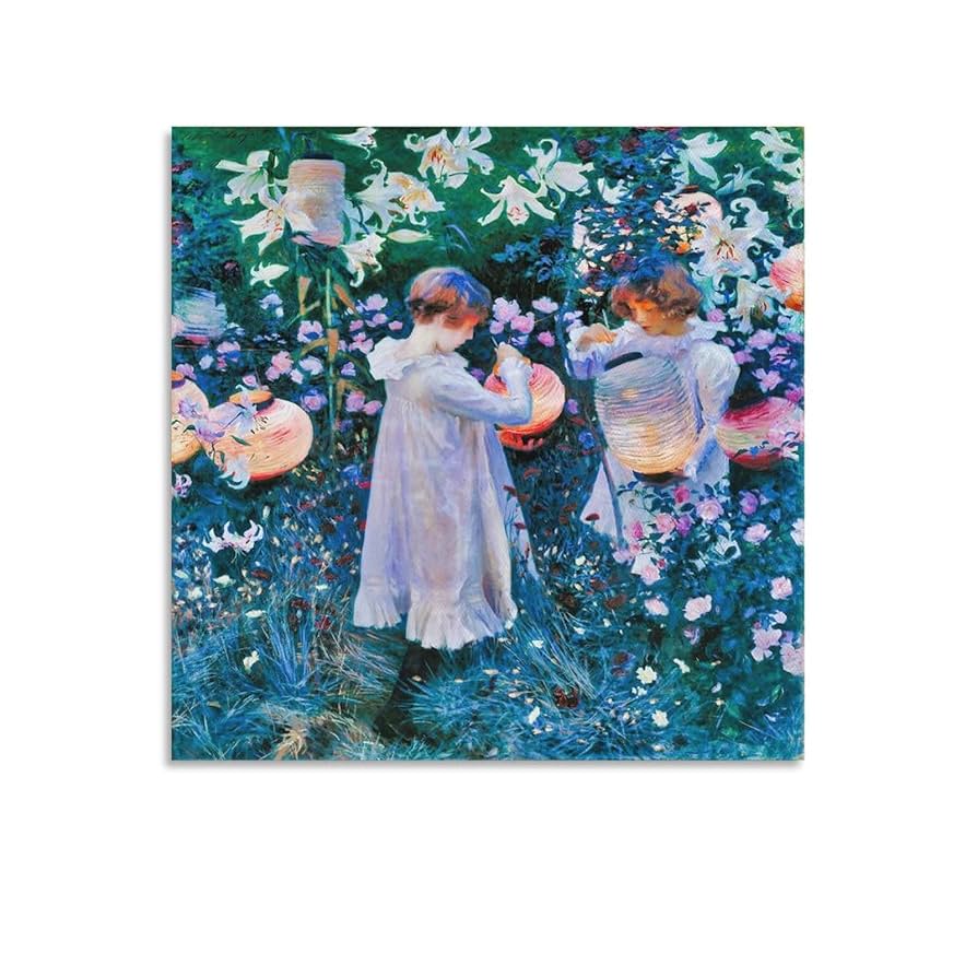 ジョン・シンガー・サージェント、アルハンブラの天人花の中庭 ジョン