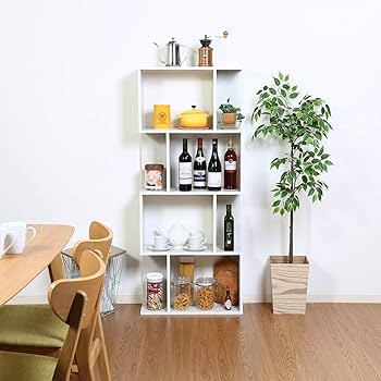 Amazon｜不二貿易 オープンラック シェルフ 4段 幅59×奥行24×高さ141cm