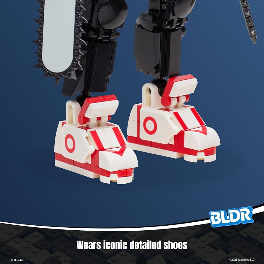 Amazon.com: BLDR Chainsaw Man Buildable Action Figure Construction