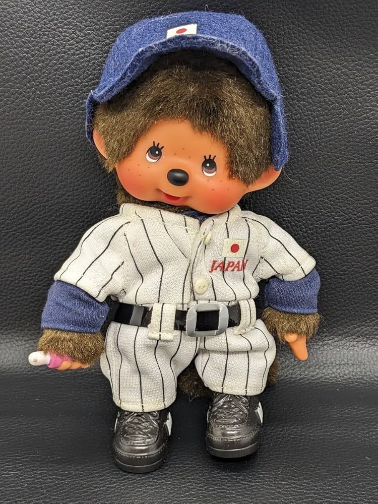 Amazon.co.jp: アンティークおさるの モンチッチ 30周年 限定 野球