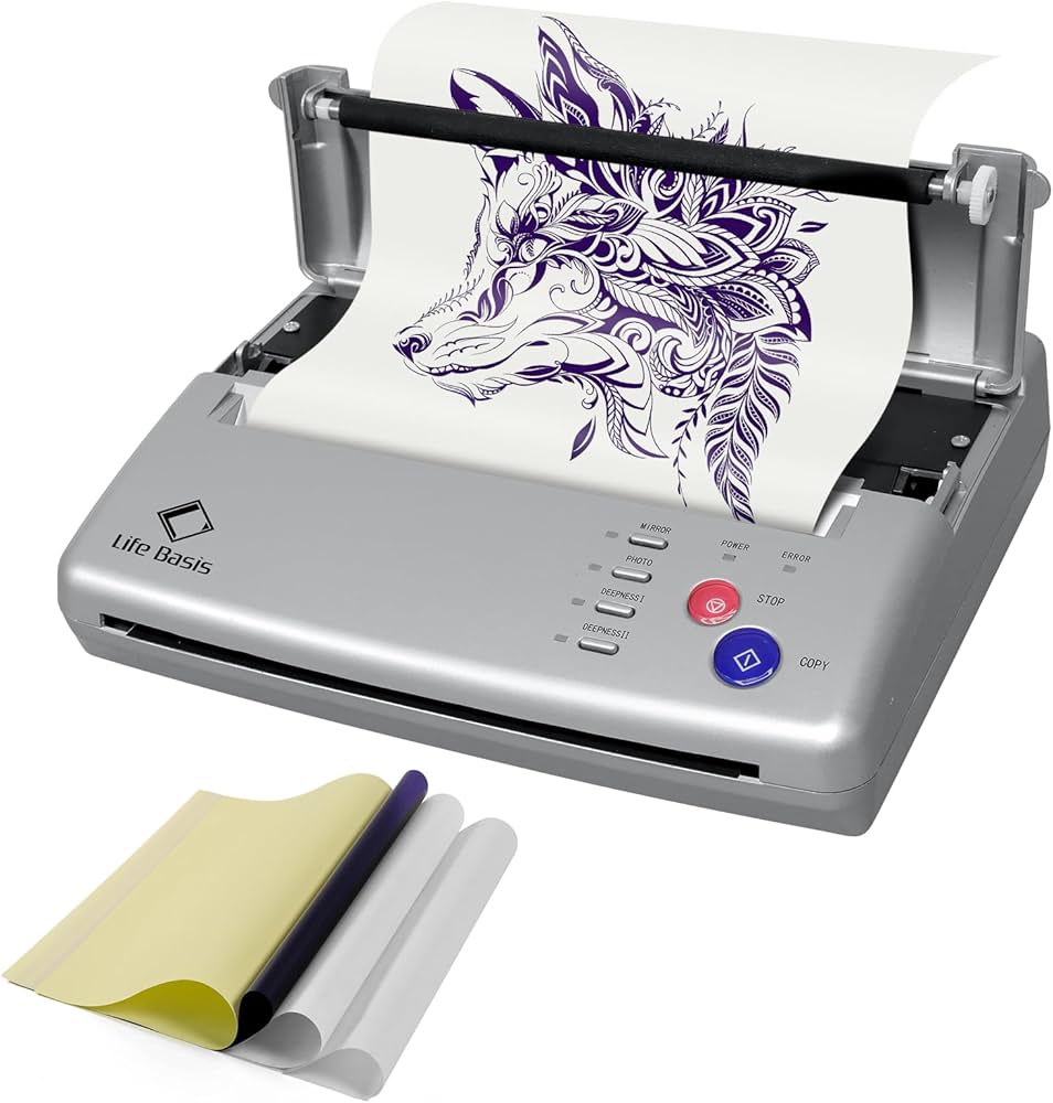 Amazon | Life Basis なし20ピースタトゥー感熱紙 銀 アップデート