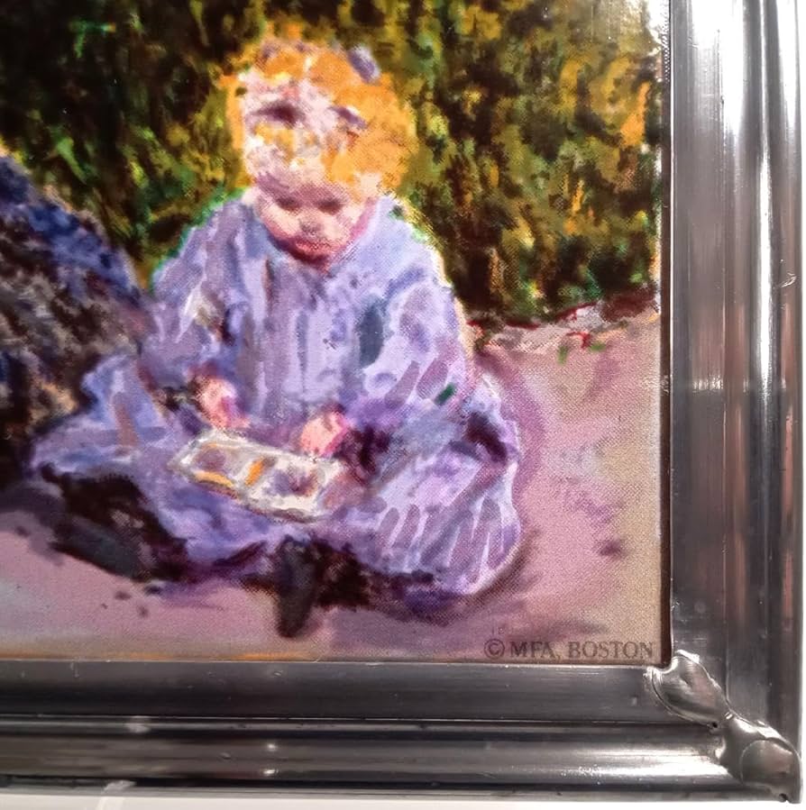 Amazon.co.jp: モネ ステンドグラス カミーユと子供ボストン美術館