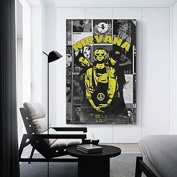Amazon.co.jp: ニルヴァーナカートコバーン画像壁の絵ポスター