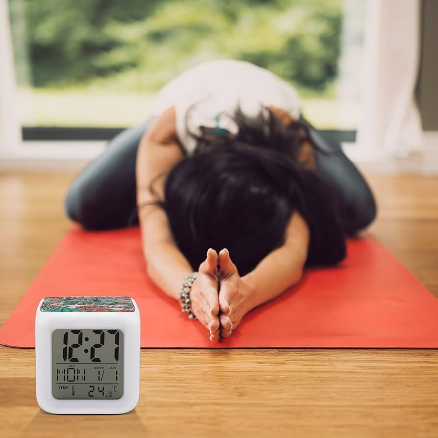 Amazon.co.jp: 目覚まし時計 目覚ましライト 人魚 カラフルな魚