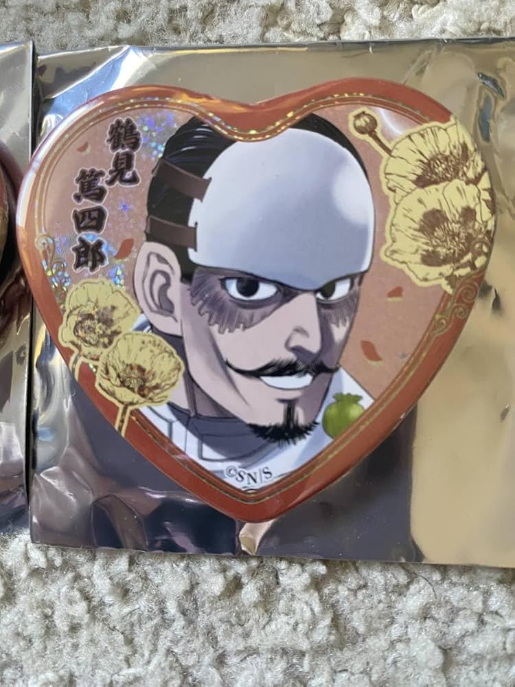 Amazon.co.jp: ゴールデンカムイ 鶴見篤四郎 宇佐美時重 缶バッジ 2点